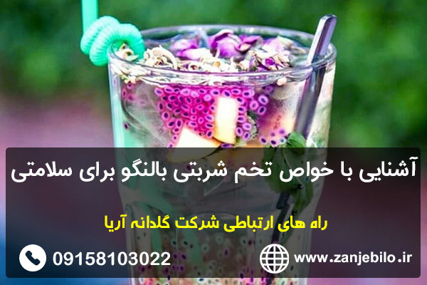 آشنایی با خواص تخم شربتی بالنگو برای سلامتی