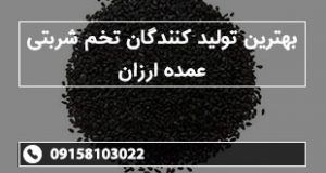 بهترین تولید کنندگان تخم شربتی عمده ارزان