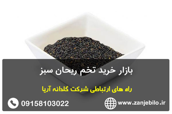 بازار خرید تخم ریحان سبز