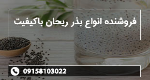 فروشنده انواع بذر ریحان باکیفیت