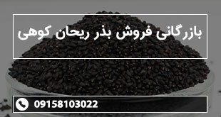 بازرگانی فروش بذر ریحان کوهی