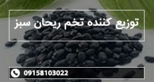 توزیع کننده تخم ریحان سبز