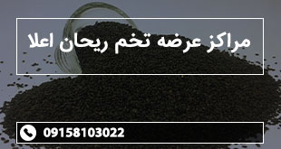 مراکز عرضه تخم ریحان اعلا